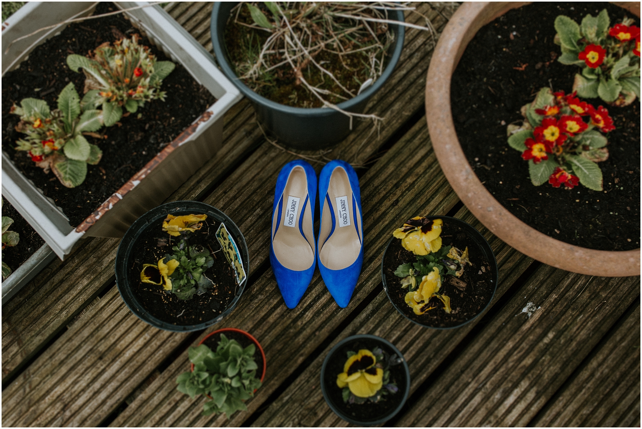 jimmy choo blue wedding shoes