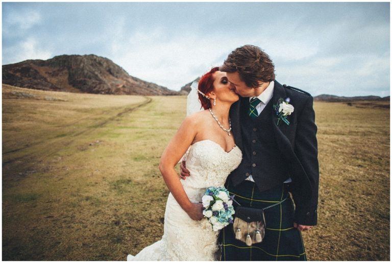 Wet & Windy Wedding on the Isle of Colonsay \\ Grace & Keir